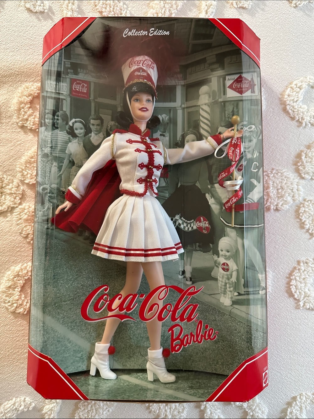 Coca Cola Majorette Barbie - 2001 collectors item Mattel 53974